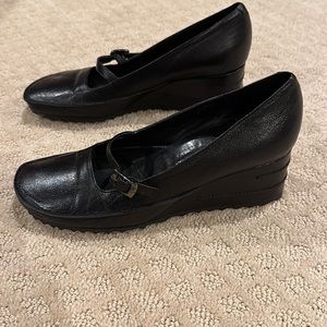 Via Spiga super soft leather wedge Mary Jane